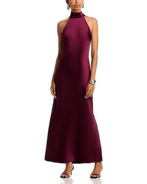 steve madden burgundy dress STEVE MADDEN CASPIA HALTER DRESS main image 1