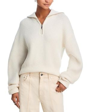 Helmut Lang Balaclava Wool Blend Hoodie - White