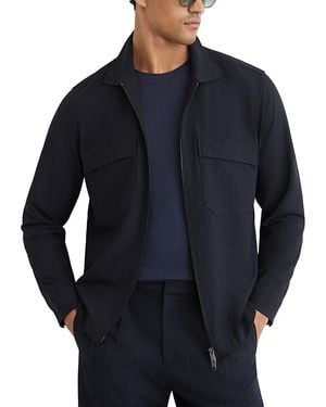 Reiss Sidney Overshirt - Blue
