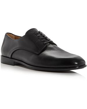 Ferragamo Fosco Leather Oxfords - Black