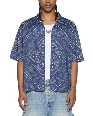 Ksubi Paise Diner Patterned Shirt - Blue
