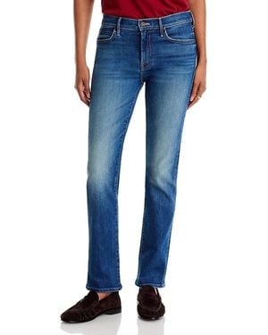 Mother The Rascal Skimp Mid Rise Jeans - Blue