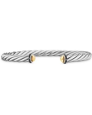 David Yurman Cable Cuff Bracelet - White