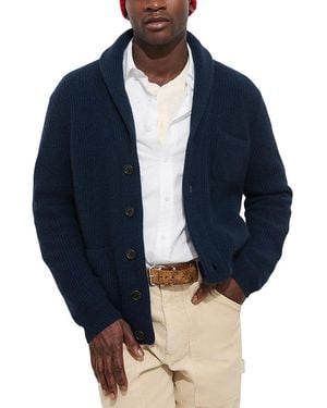 Alex Mill Wallace Relaxed Fit Washed Cashmere Cardigan - Blue