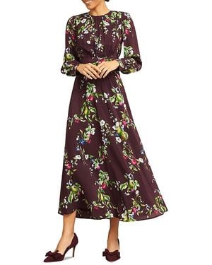 Hobbs Iford Silk Dress - Multicolor