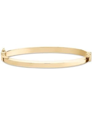 Lana Jewelry Jewellery Edged Hollow Bangle Bracelet - White