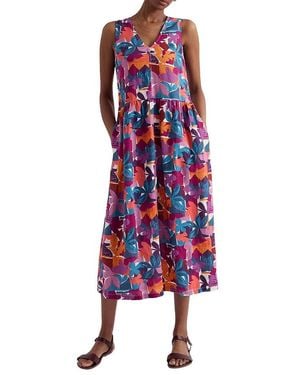 Seasalt Cornwall Lowland Heather Sleeveless Dress - Red