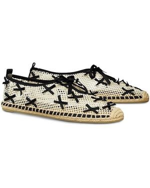 Tory Burch Mini Bow Espadrilles - Orange