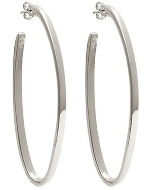 CXC Oasis Hoop Earrings - White