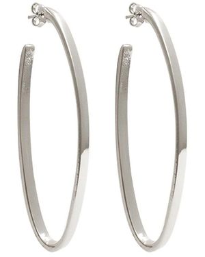 CXC Oasis Hoop Earrings - White