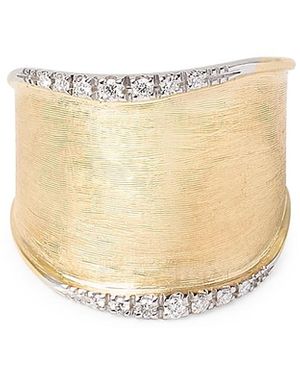 Marco Bicego 18K Lunaria Diamond Band Ring - White
