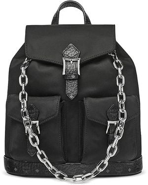 MCM Aren Mini Backpack - Black