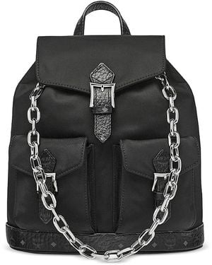 MCM Aren Mini Backpack - Black