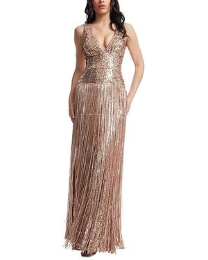 Dress the Population Reign Gown - Brown