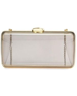Gianvito Rossi Vetra Clutch - Gray