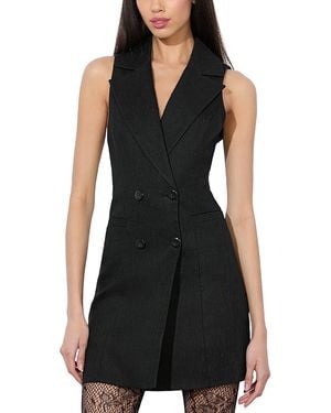 Alice + Olivia Meritt Double-Breasted Tuxedo Mini Dress in