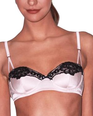 Fleur du Mal Eve Balconette Bra - Brown