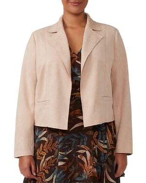 Estelle Rosabella Faux Suede Jacket - Natural