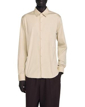 Sandro Plain Shirt - Natural