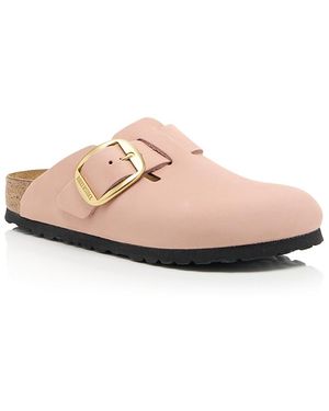 Birkenstock Boston Big Buckle Clogs - Pink