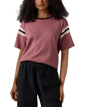 Faherty Sport Jersey Throwback Tee - Red
