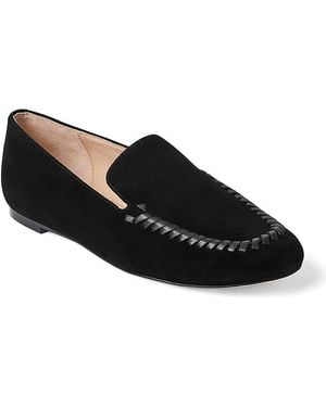 Jack Rogers Camden Suede Loafers - Black