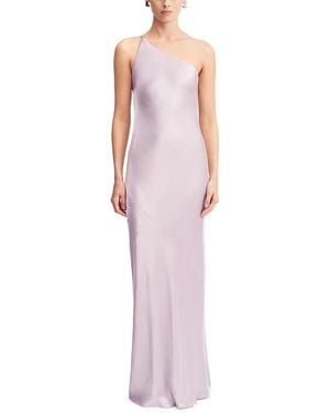 Shona Joy La Lune One Shoulder Cowl Back Gown - Purple