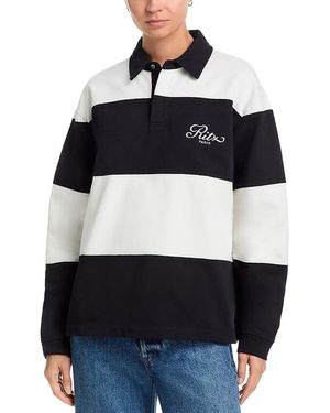 FRAME The Ritz Rugby Polo Shirt - Blue