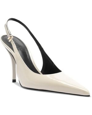 SCHUTZ SHOES Liora Patent Slingback Pumps - White
