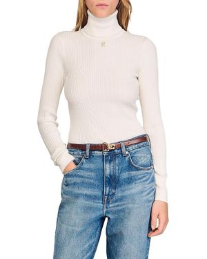 Sandro Turtleneck Sweater - Blue