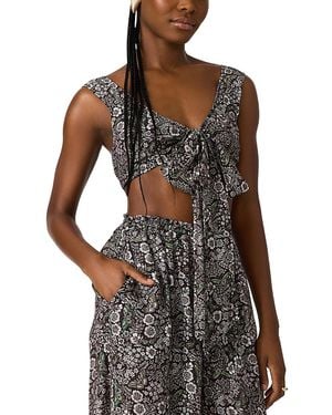 Steve Madden Steven Madden Livy Cropped Top - Black