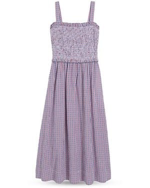 Vineyard Vines Ellen Midi Dress - Purple