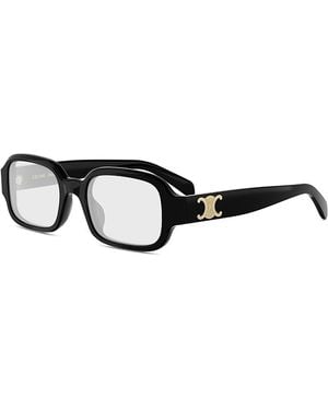 Celine Triomphe Rectangular Sunglasses, 52Mm - Black