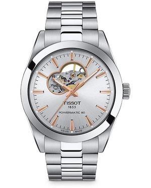 Tissot Gentleman Powermatic 80 Open Heart Watch 40Mm - Metallic