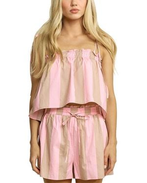 Elevator Disco Amber Crop Top - Pink