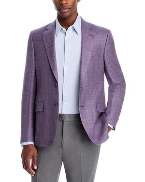 Peter Millar Classic Fit Windowpane Sport Coat - Purple