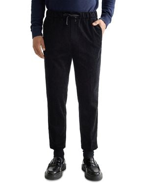 Scotch & Soda Fave Relaxed Tapered Fit Corduroy Pants - Black
