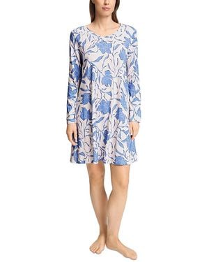 Hanro Sleep & Lounge Nightgown - Blue