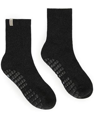 Fraise Classic Crew Grip Sock - Black