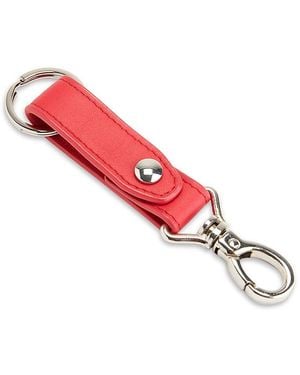 ROYCE New York Leather Valet Key Chain - Red