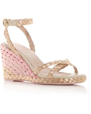 Sophia Webster Ines Espadrille Wedge Sandals - Pink