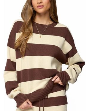 Edikted Riley Oversized Knit Sweater - Brown