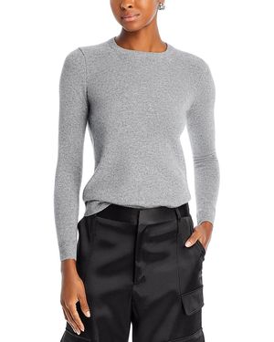 C by Bloomingdale's Cashmere C By Bloomingdale's Crewneck Cashmere Sweater - Gray