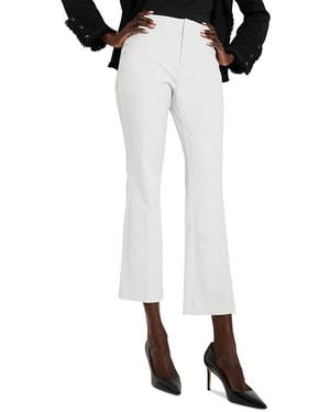 NIC+ZOE Plaza Ankle Demi Bootcut Pants - White