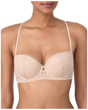 DKNY Deco Lace Balconette Bra - Green