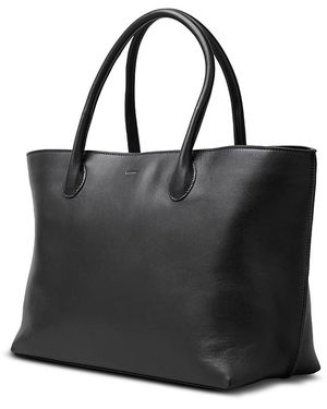LIE STUDIO Grace Leather Tote - Black
