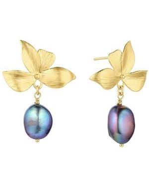 SET & STONES Maeve Pearl Earrings - White