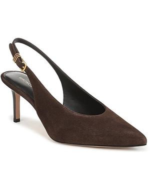 Veronica Beard Luciana Suede Slingback Pumps - Brown