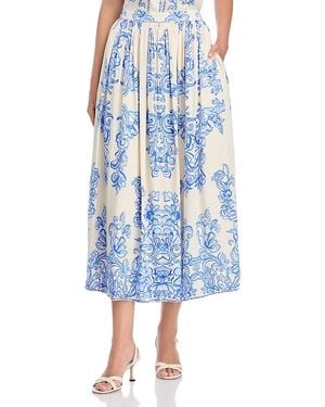 Johnny Was Kenzie Midi Skirt - Blue