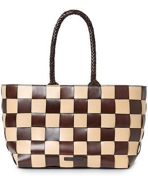 Loeffler Randall Klara Woven Tote - Metallic